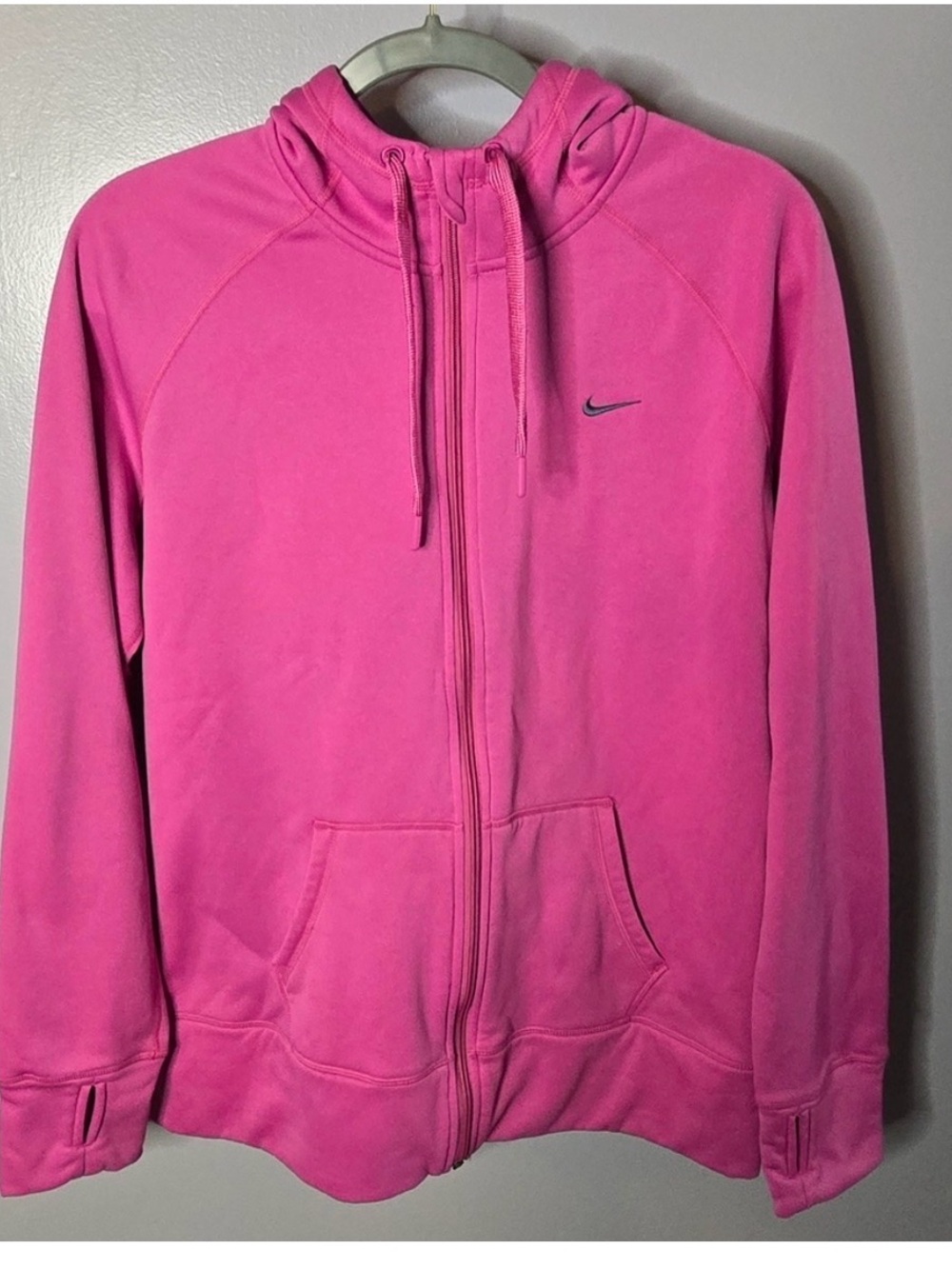 XL Nike Therma-Fit Women's Pink Zip Up Hoodie Jacket